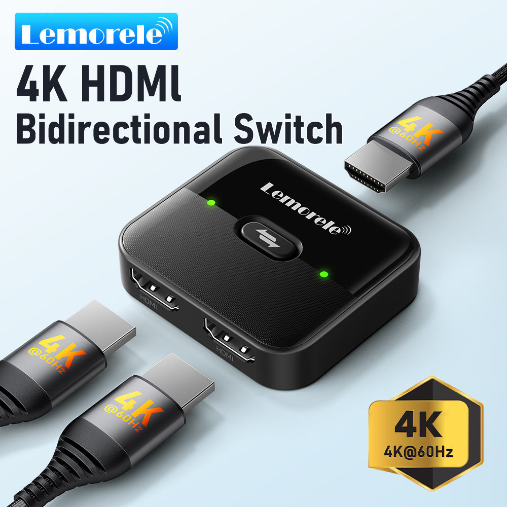 Esports Gaming Hub - Lemorele 4K HDMI Splitter Switch 2
