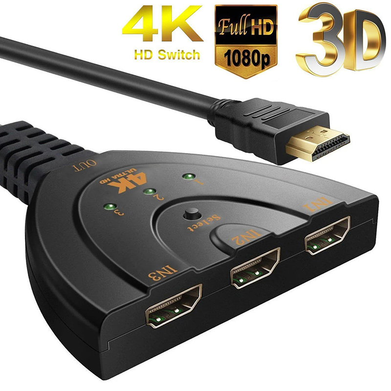 Esports Gaming Hub - Hdmi-Compatible Switch Kvm Splitter 4k 2k