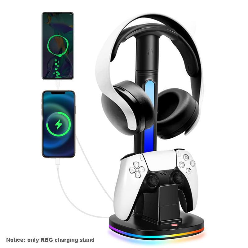Controller Charging Stand - Controller Charging Station W RGB Headphone