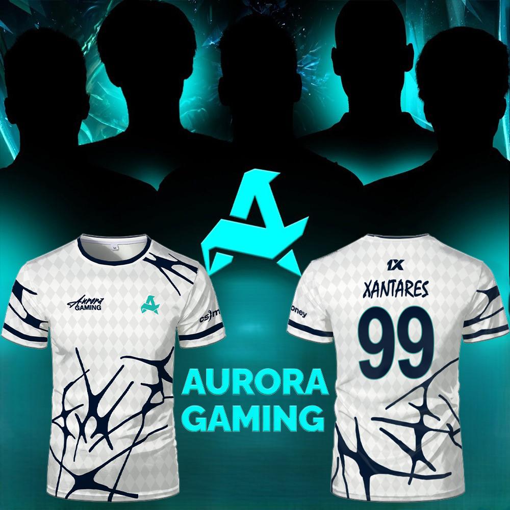 Esports Gaming League - Esports Team Aurora Gaming Jersey T-shirts