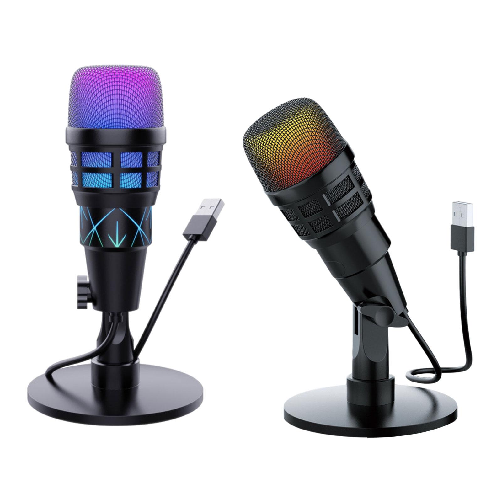RGB USB Condenser Gaming Micro - Streaming Mic Condenser ulasan dan harga
