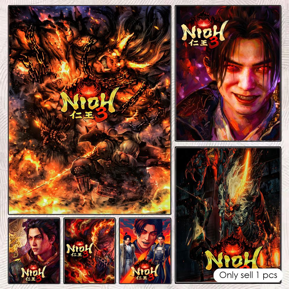 Action Game N-NiohS Poster Wal - Esports Gaming Wallpaper ulasan dan harga