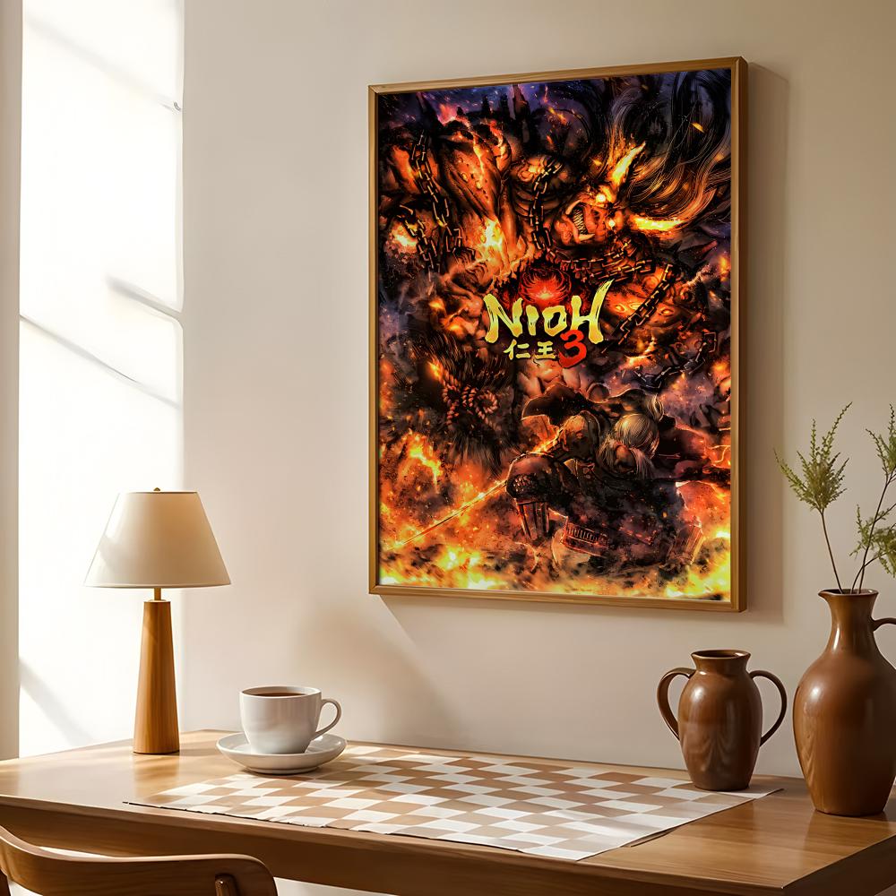 Action Game N-NiohS Poster Wal - Esports Gaming Wallpaper ulasan dan harga