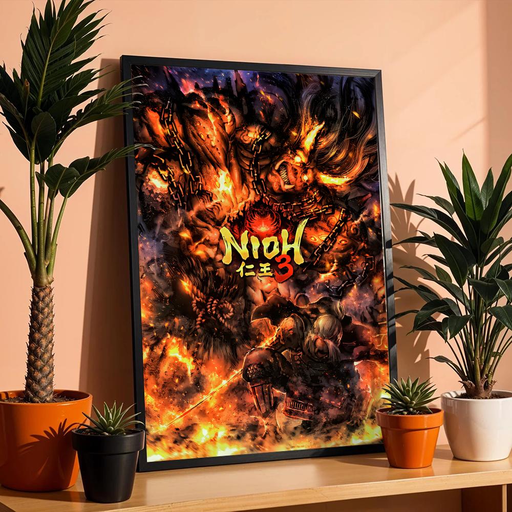 Action Game N-NiohS Poster Wal - Esports Gaming Wallpaper ulasan dan harga
