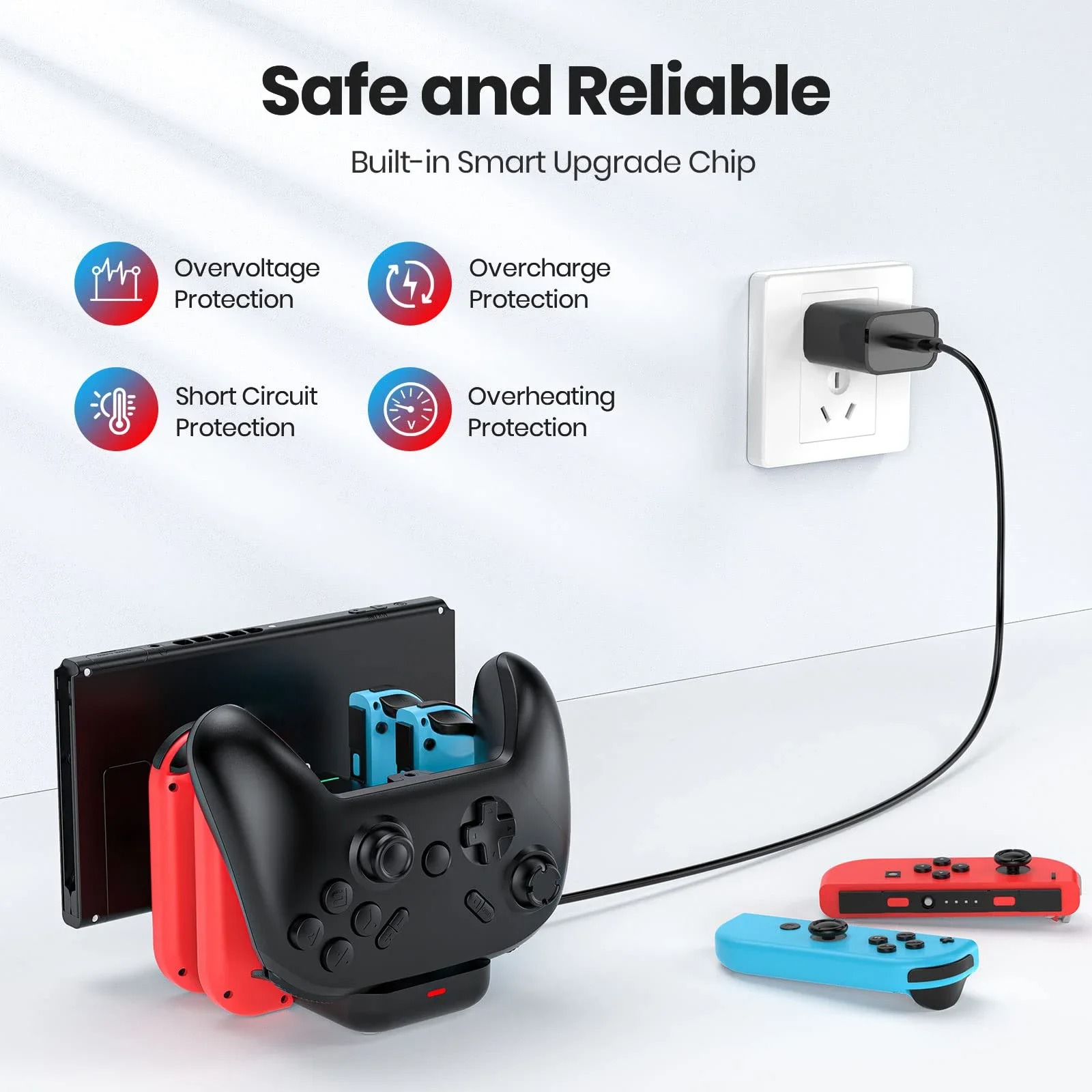 Switch Charger Dock Station 6  - Controller Charging Stand ulasan dan harga