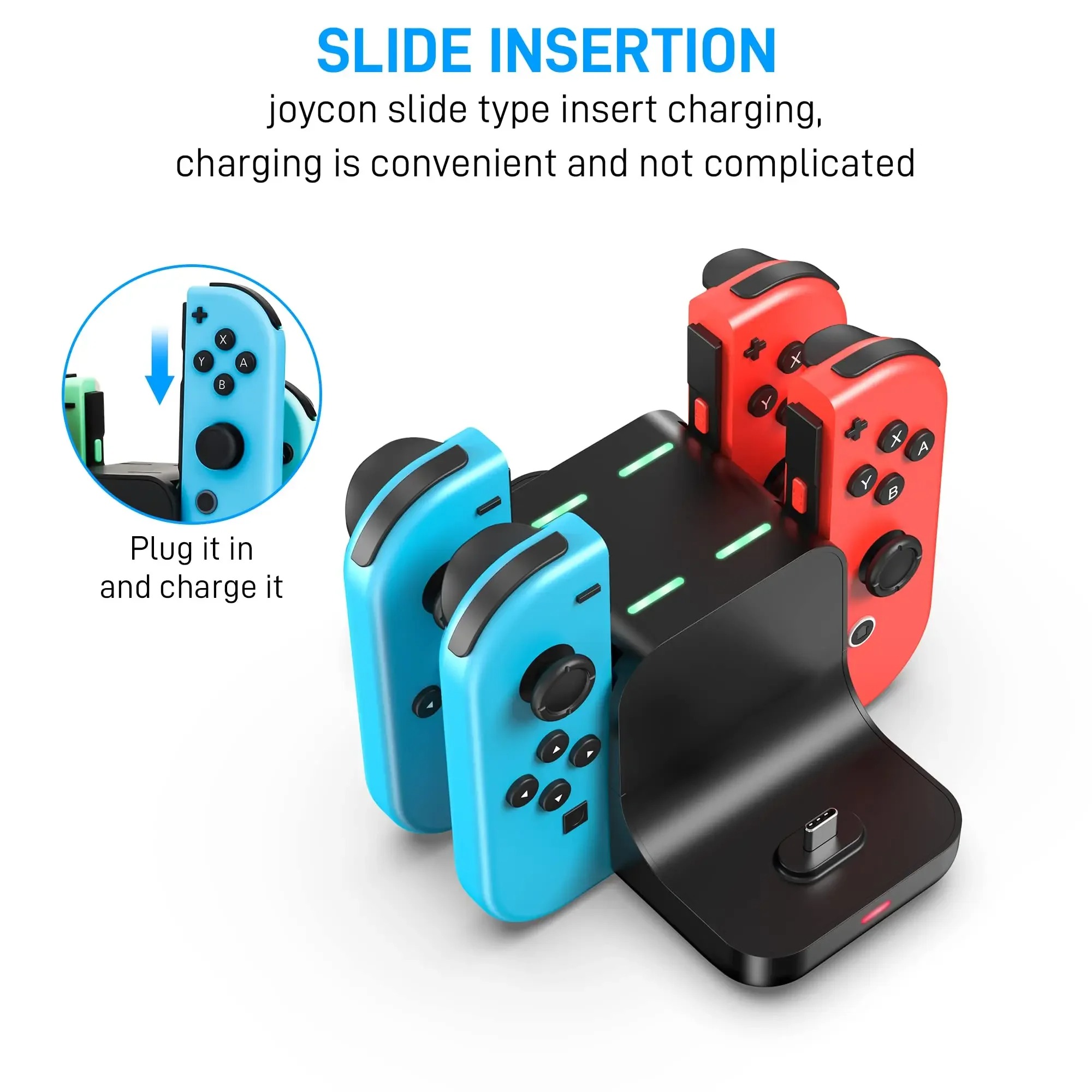 Switch Charger Dock Station 6  - Controller Charging Stand ulasan dan harga