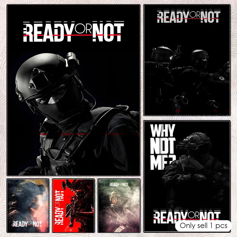 R-Ready or N-NotS Poster HD Wa - Esports Gaming Wallpaper ulasan dan harga