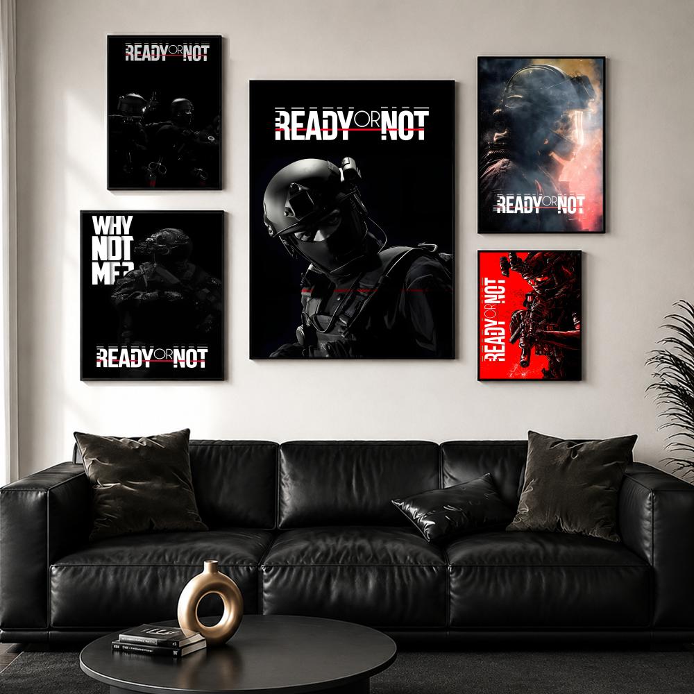 R-Ready or N-NotS Poster HD Wa - Esports Gaming Wallpaper ulasan dan harga