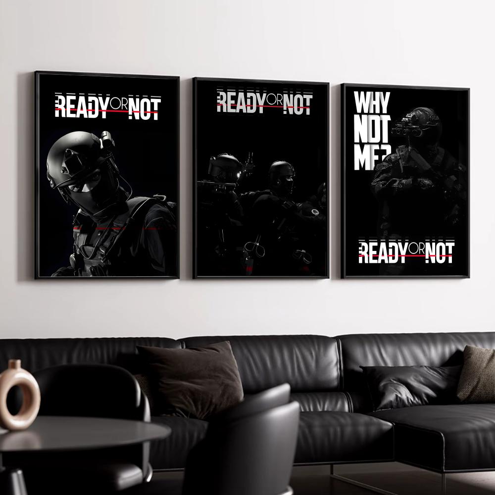 R-Ready or N-NotS Poster HD Wa - Esports Gaming Wallpaper ulasan dan harga