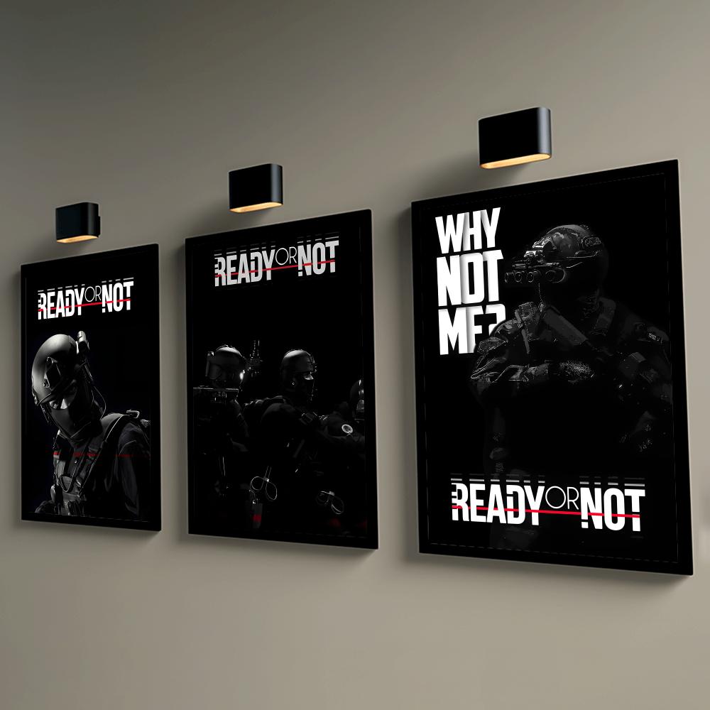 R-Ready or N-NotS Poster HD Wa - Esports Gaming Wallpaper ulasan dan harga