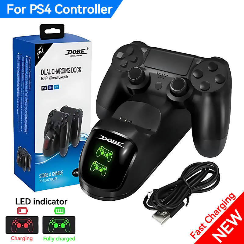 New PS4 Charging Station Wirel - Controller Charging Stand ulasan dan harga