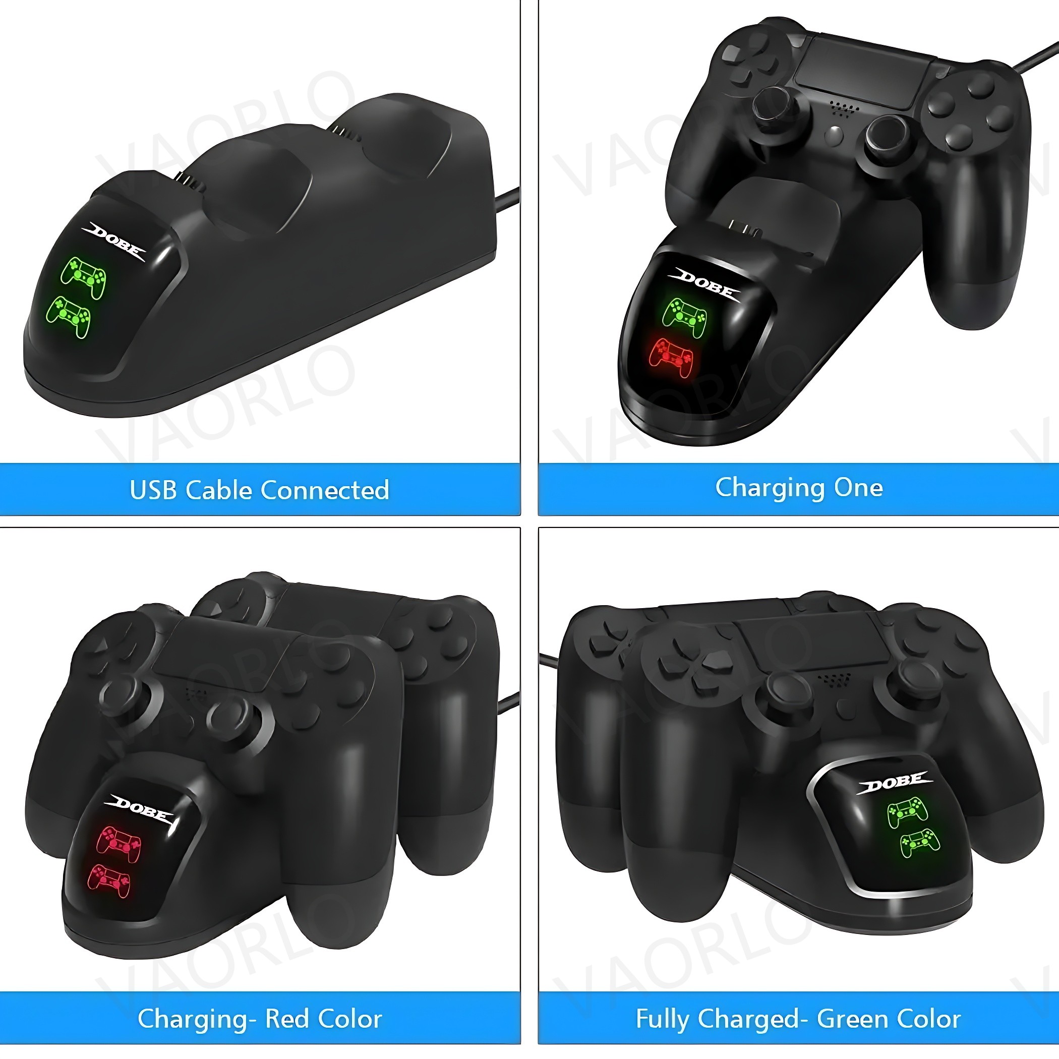 New PS4 Charging Station Wirel - Controller Charging Stand ulasan dan harga