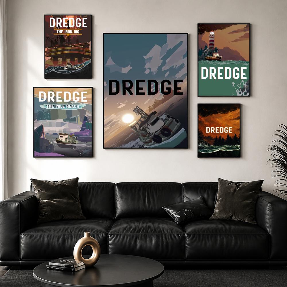 D-DredgeS Game Poster Wall Pos - Esports Gaming Wallpaper ulasan dan harga