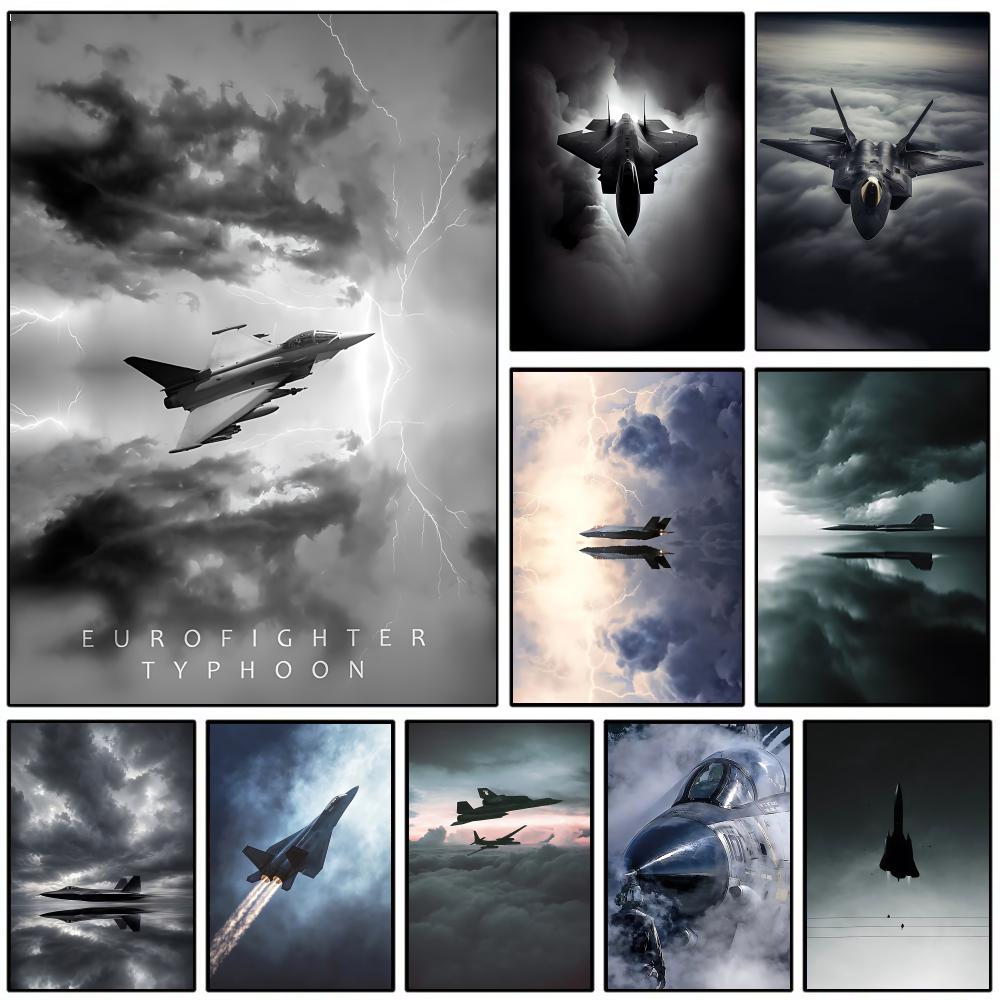 Cool Fighter Jet Poster Wall P - Esports Gaming Wallpaper ulasan dan harga