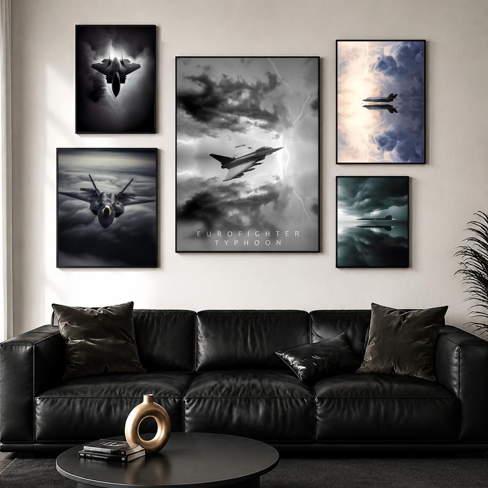 Cool Fighter Jet Poster Wall P - Esports Gaming Wallpaper ulasan dan harga
