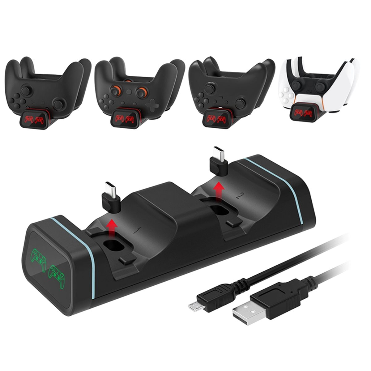 【MUST-HAVE LIST】 Dual Dock Cha - Controller Charging Stand ulasan dan harga