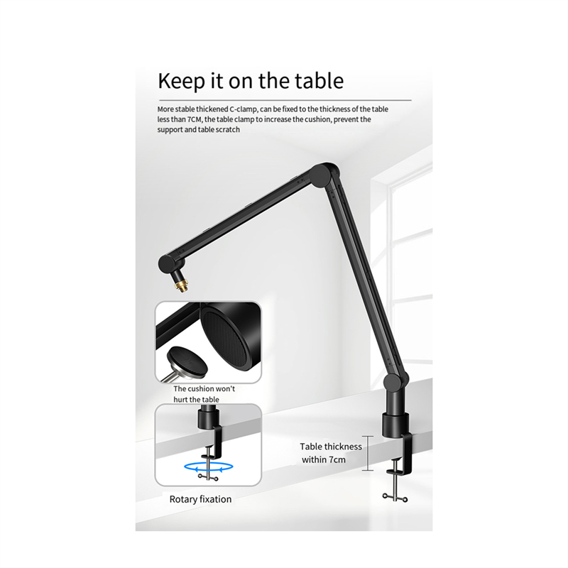 SYDS 360 Degree Adjustable Mic - Microphone Arm Boom ulasan dan harga