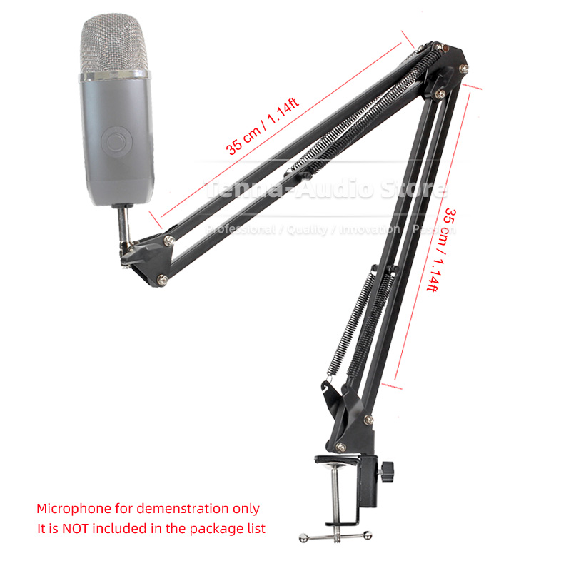 Desktop Clamp Suspension Mic B - Microphone Arm Boom ulasan dan harga
