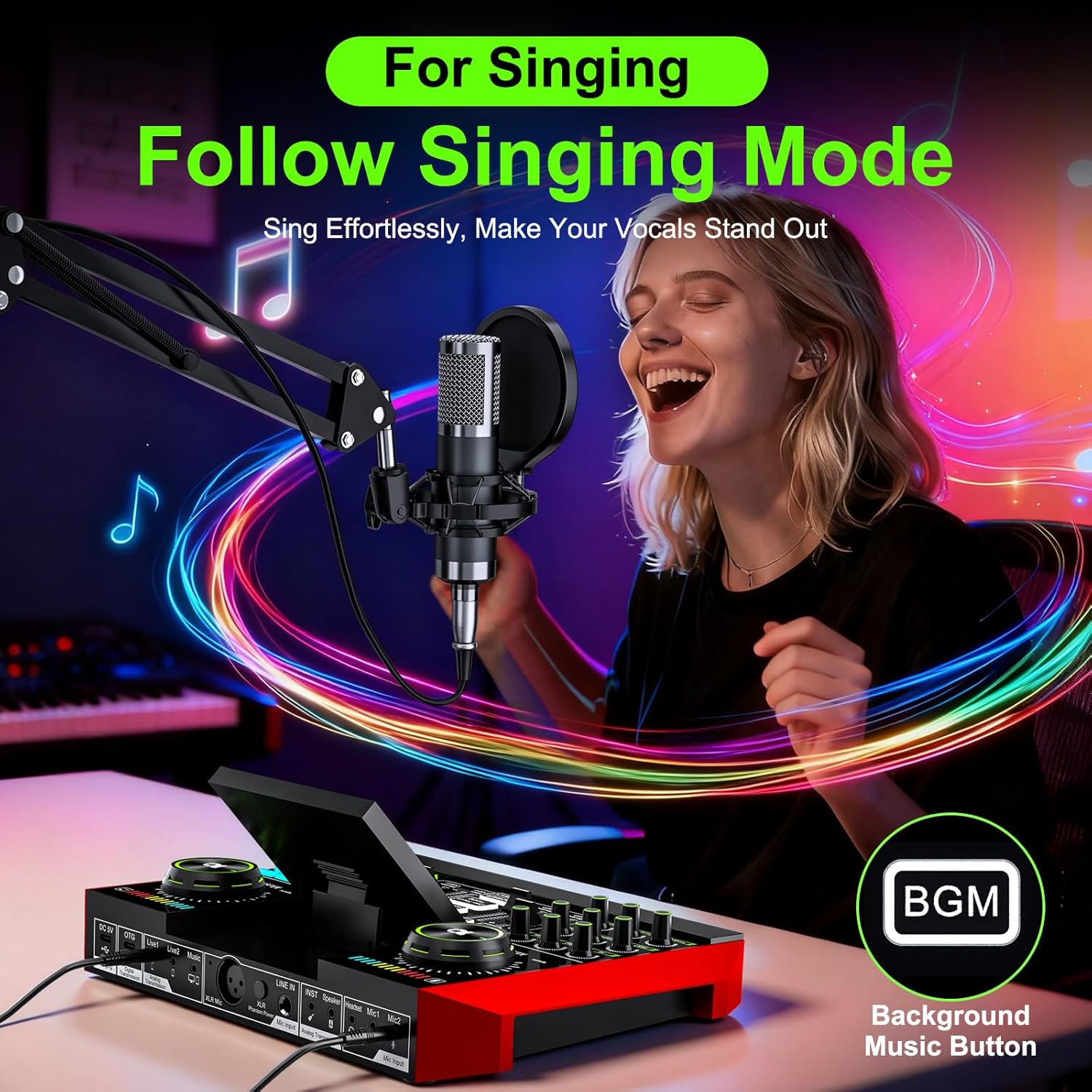 Tenlamp G10 Live Streaming Aud - Streaming Mic Condenser ulasan dan harga