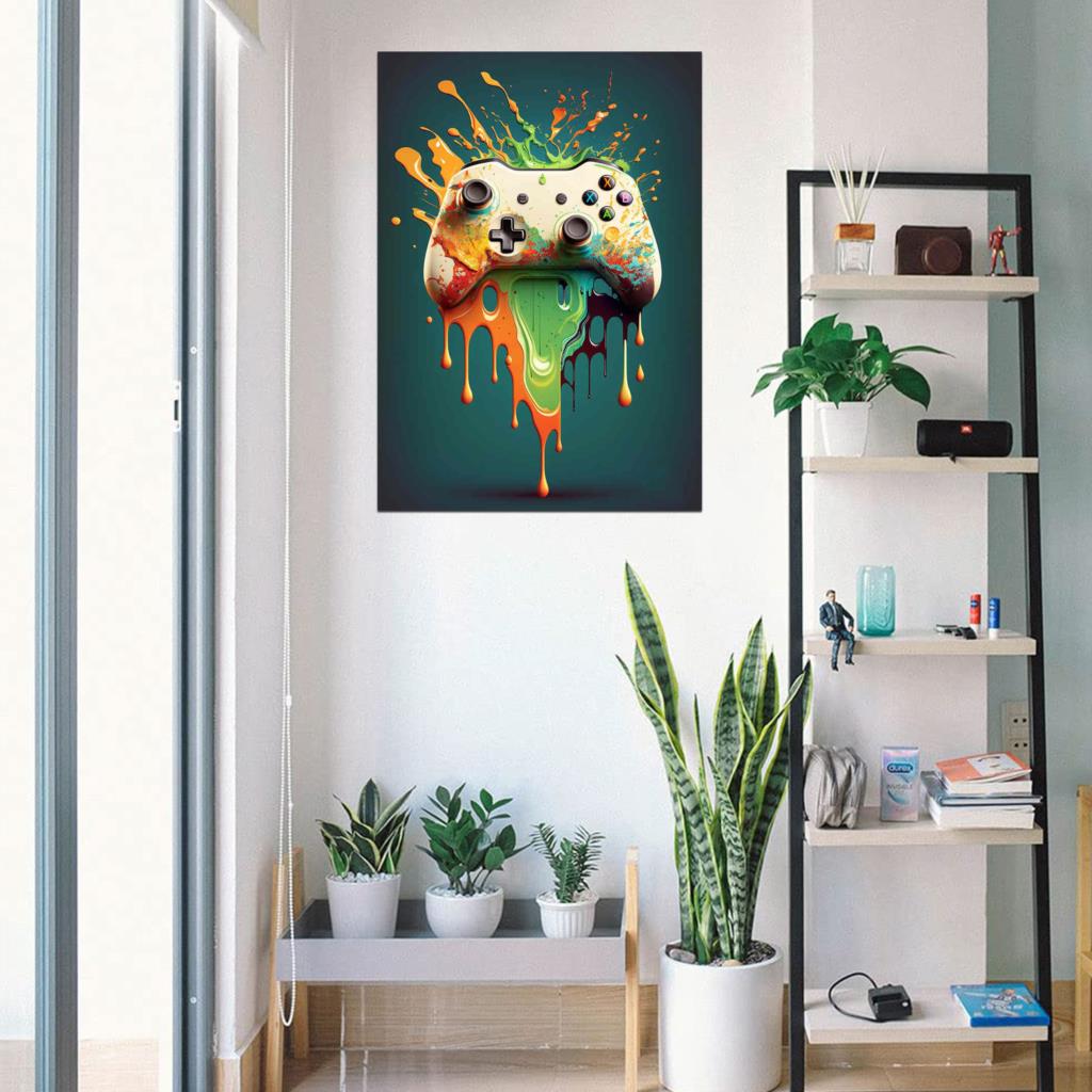 80s Colorful Punk Neon Gamer C - Esports Gaming Wallpaper ulasan dan harga