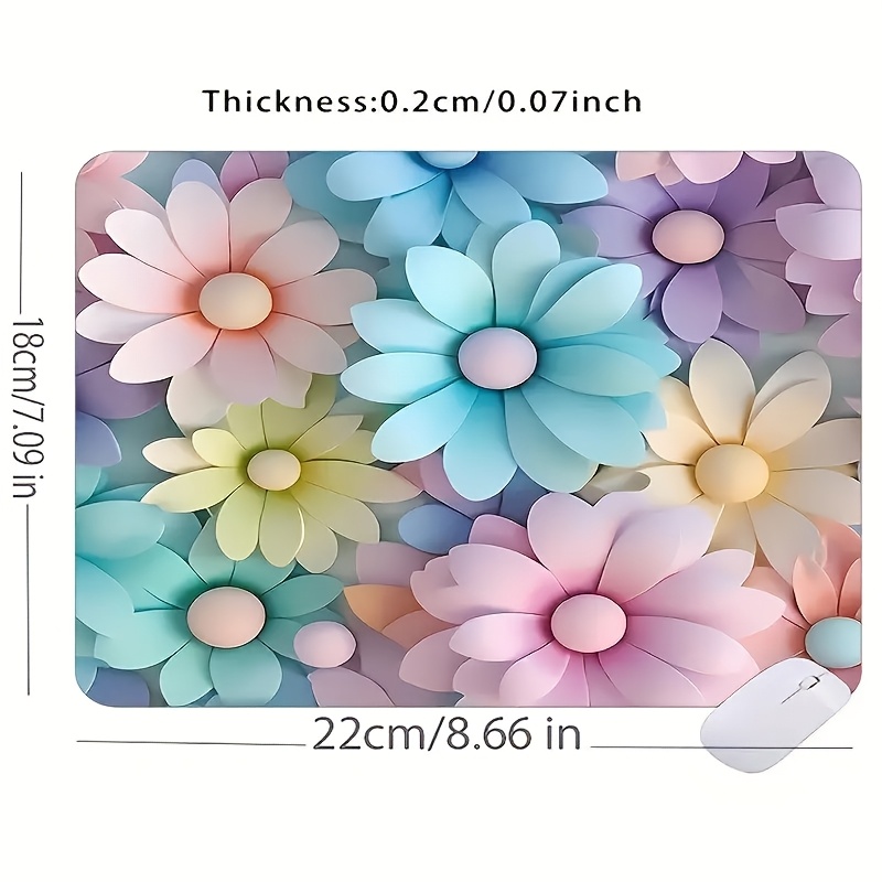 Brand Cute Floral Mouse Pad Ir - Esports Gaming Brands ulasan dan harga