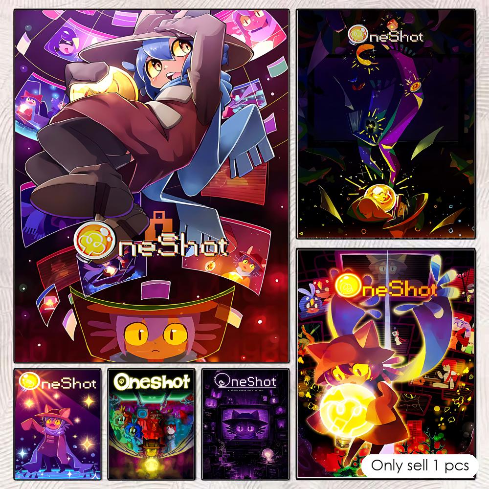 Puzzle Game O-OneShotS Poster  - Esports Gaming Wallpaper ulasan dan harga