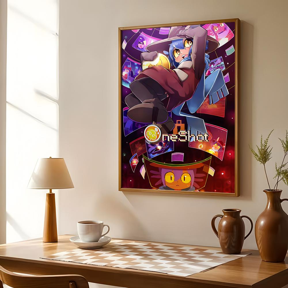 Puzzle Game O-OneShotS Poster  - Esports Gaming Wallpaper ulasan dan harga