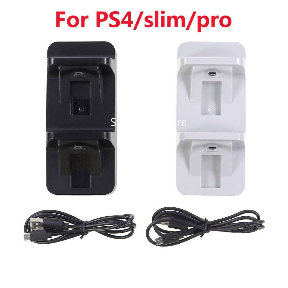 USB Dual Charge Dock for PS4 C - Controller Charging Stand ulasan dan harga
