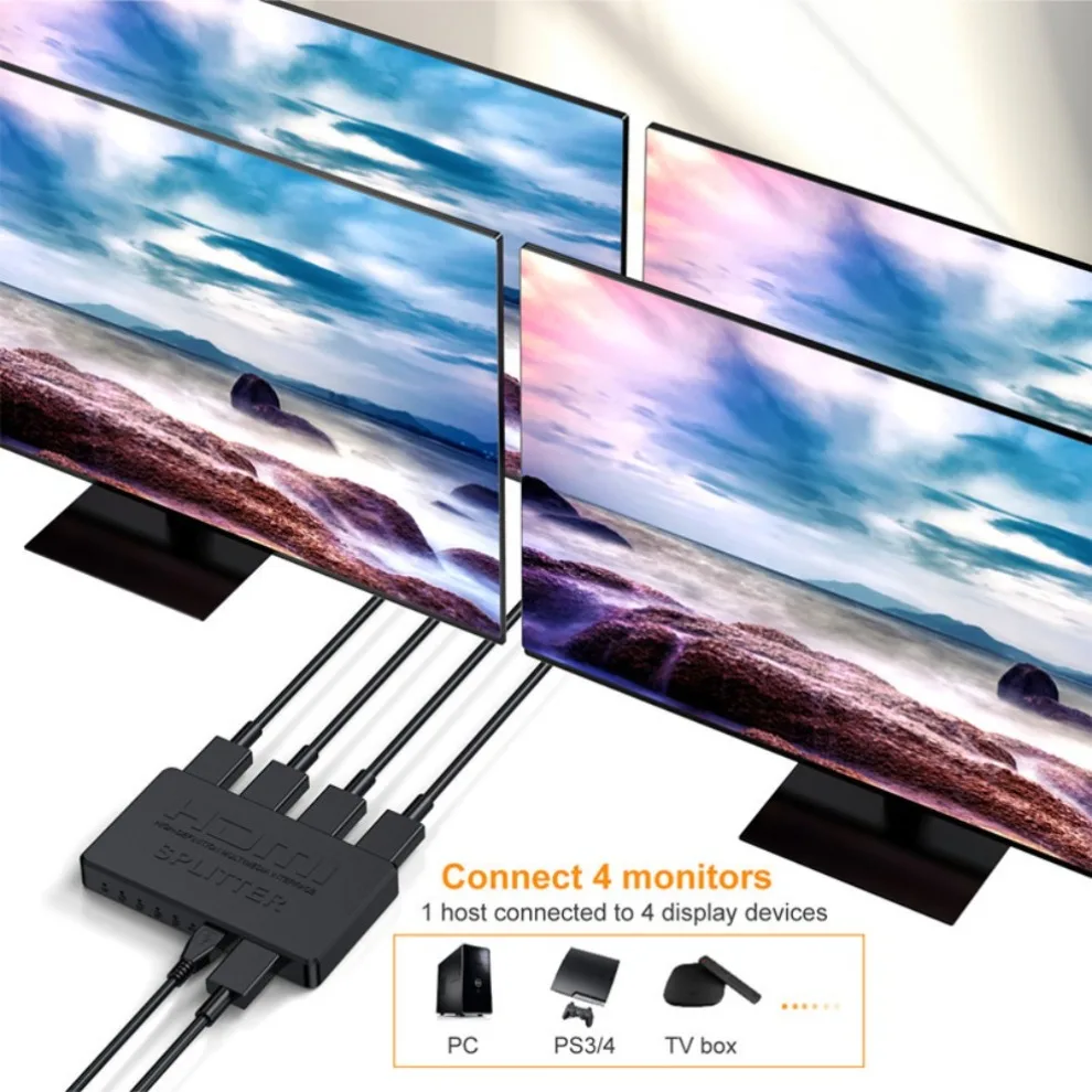 4x1 HDMI-compatible Video Swit - Esports Gaming Hub ulasan dan harga