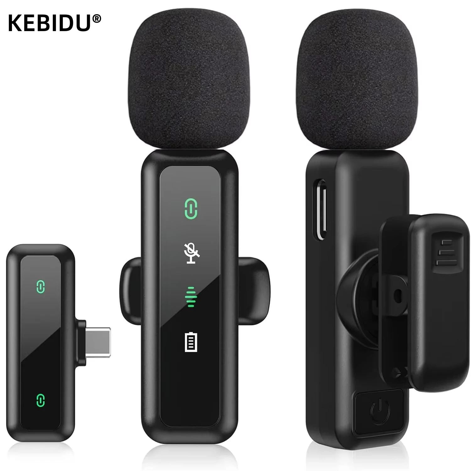 Lavalier Wireless Microphone 8 - Streaming Mic Condenser ulasan dan harga